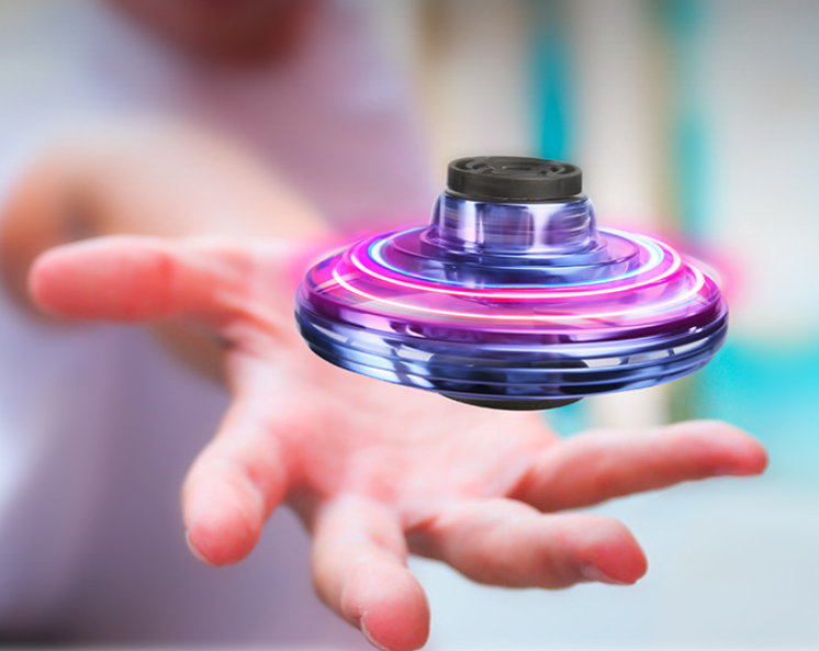 HélicoSpinner Lumineux UFO Interactif pour Enfants